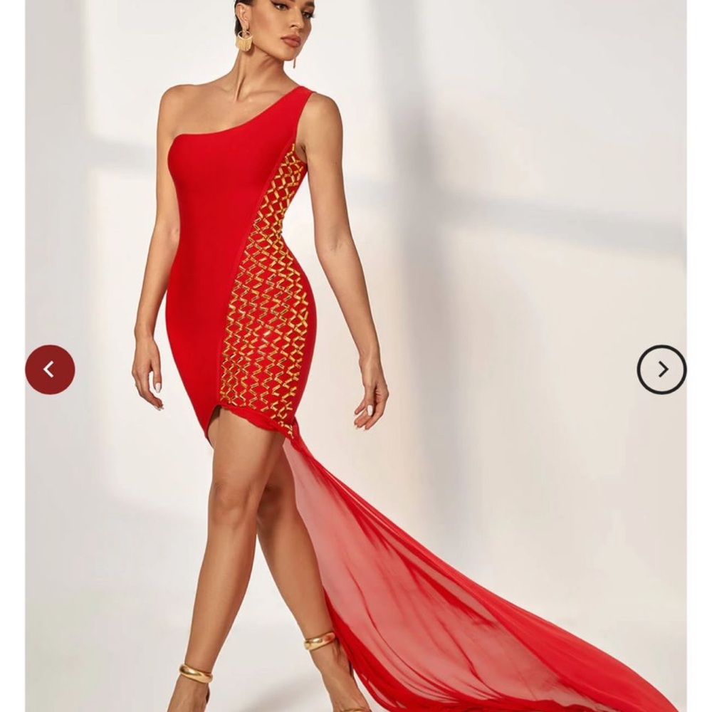 Red dress
